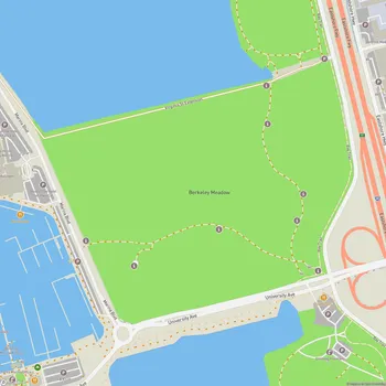 Map of McLaughlin Eastshore State Park