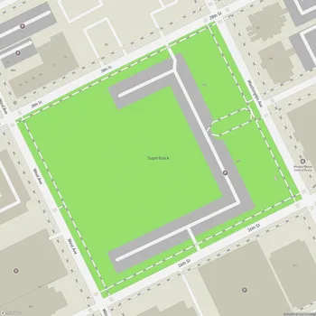 Map of Superblock Park