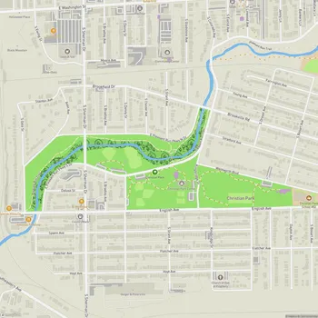 Map of Christian Park