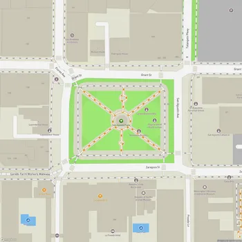 Map of San Agustin Plaza