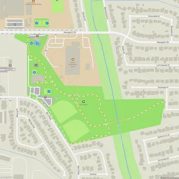 Map of Gilbert Garza Park