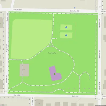 Map of West End Park