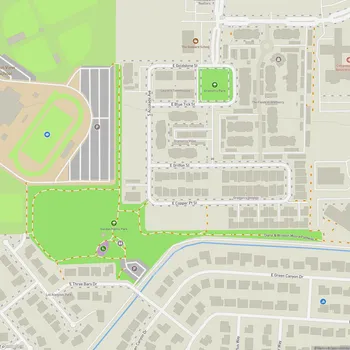 Map of Gordon Harris Park