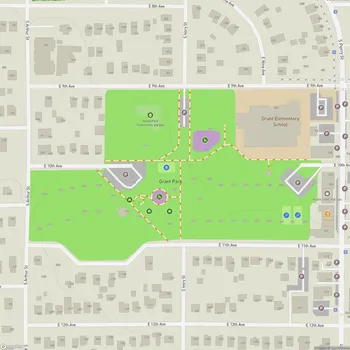 Map of Grant Park
