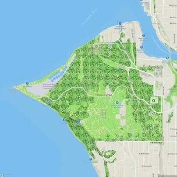 Map of Discovery Park