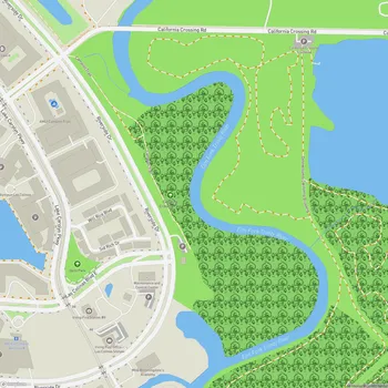 Map of California Crossing Park