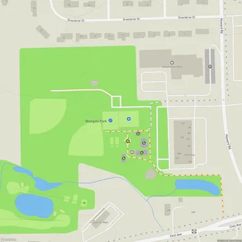 Map of Westgate Park