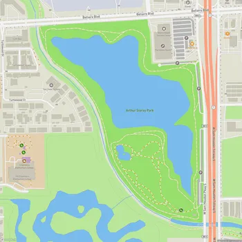 Map of Arthur Storey Park