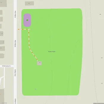 Map of Tower Park