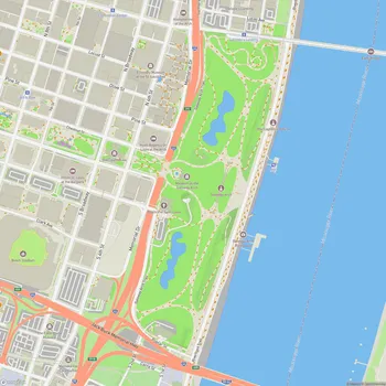 Map of Gateway Arch National Park
