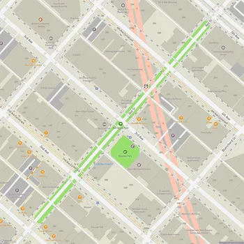 Map of Bell Street Park