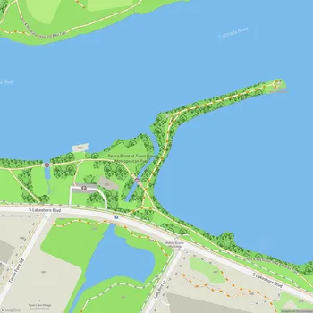 Map of Peace Point at Lady Bird Lake
