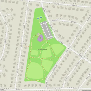 Map of Jim Hansen Park