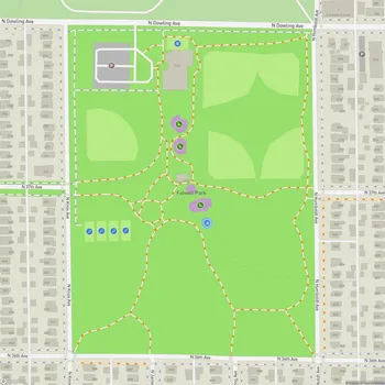 Map of Folwell Park