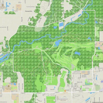 Map of Fort Harrison State Park