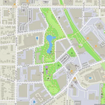Map of Historic Fourth Ward Park