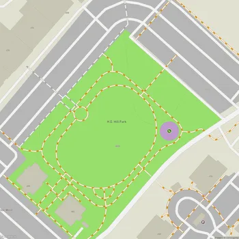 Map of H.G. Hill Park