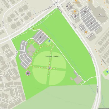 Map of Thompson Peak Park