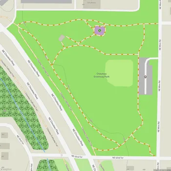 Map of Chouteau Greenway Park