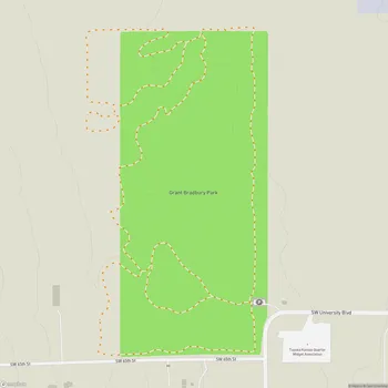 Map of Grant Bradbury Prairie Preserve
