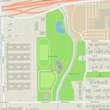 Map of Memorial Park