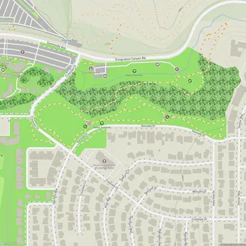 Map of Donner Trail Park