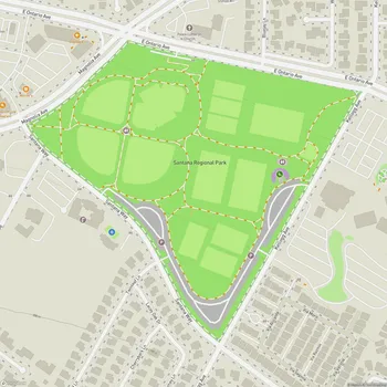 Map of Santana Regional Park