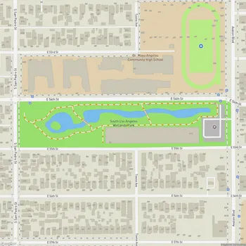 Map of South Los Angeles Wetlands Park