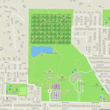 Map of Frisco Commons Park