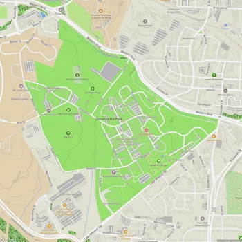 Map of Dorothea Dix Park