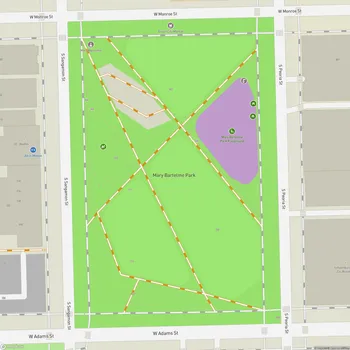Map of Mary Bartelme Park