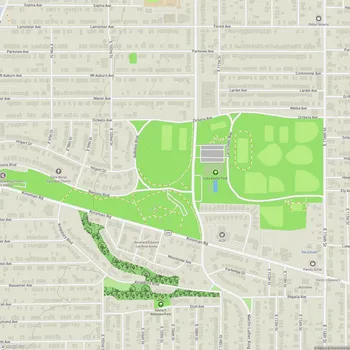 Map of Luke Easter Park