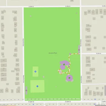 Map of Arsenal Park