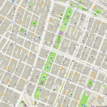 Map of Sara D. Roosevelt Park