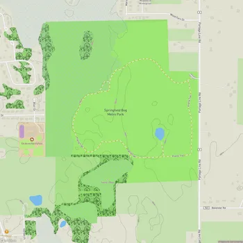 Map of Springfield Bog Metro Park