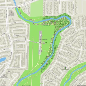 Map of Lost Creek Park