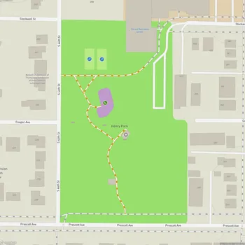 Map of Henry Park