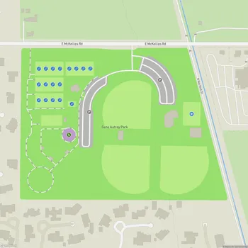 Map of Gene Autry Park