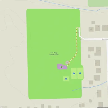 Map of Fort Meigs Sertoma Park