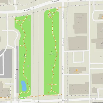 Map of Yangzhou Park