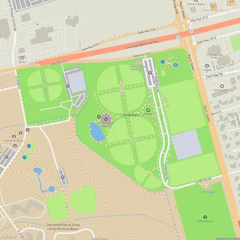 Map of UTPB Park Sprayground