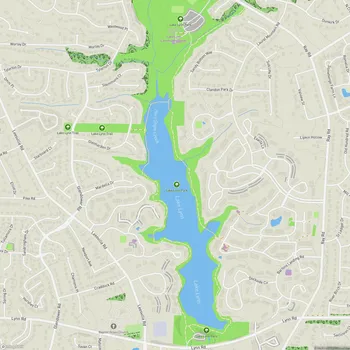 Map of Lake Lynn Park