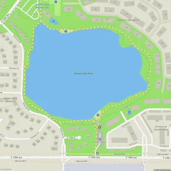 Map of Hunters Glen Park