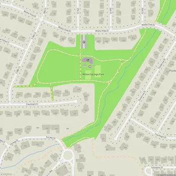 Map of Willow Springs Park