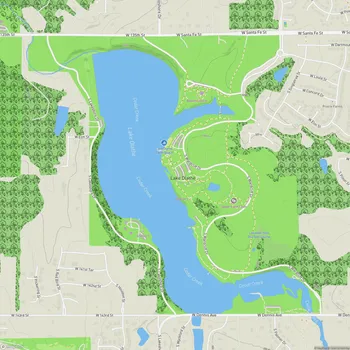 Map of Lake Olathe Park