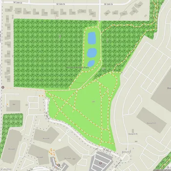Map of Bellevue Airfield Park