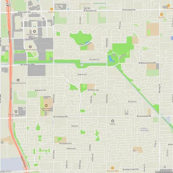 Map of Grand Canal Linear Park