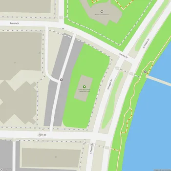 Map of Palm Beach Post Centennial Park