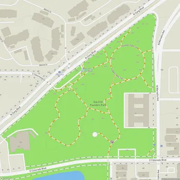 Map of Oak Cliff Founders Park
