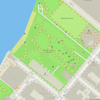Map of Marsha P. Johnson State Park